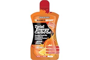 NAMEDSPORT SUPERFOOD NAMEDSPORT Total Energy Carbo Gel>, Gel energetico a base di Maltodestrine a diversa velocità di assimilazione: (D.E 9,19) con Caffeina, Taurina e Guaranà, Box da 24