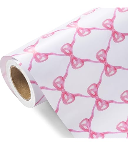 Papier Cadeau Saint-Valentin - 3 Rouleaux Mini (43,2 Cm X 3,05 M) - Motif Cœurs Rouges Et Roses