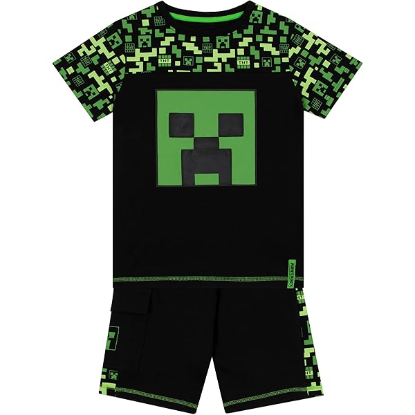 Chapeau Seau Enfant Minecraft Chapeau Seau Minecraft Garçons 5-12 Ans - Léger Respirant - Protection Solaire - Noir Casquette été Garçon 5-12 Ans