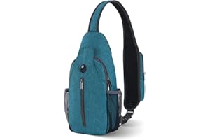 BROADREAM Handlichen Sling Rucksack mit Fächern,Leicht Brusttasche Schultertasche Crossbody Bag Sport Anti-theft Shoulder Bag, Multipurpose Daypack