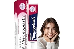 CHUNBIN Thermoplastic De/nture Adhe/sive,Dental G/lue for Crowns,Denture Fixation Adhesive,Strong Hold Denture Fixative for False Teeth,Tooth Gl/ue for Daily Adults,Improves Denture Fit,Comfort and Stability