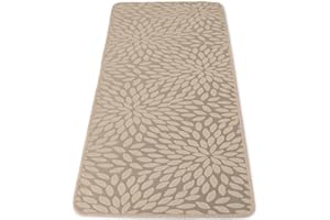 Casatessile Ariel -Tappeto Cucina Made in Italy, Antiscivolo, Lavabile - Passatoia Cucina - Larghezza 50 cm, Lunghezza 120 cm - Beige