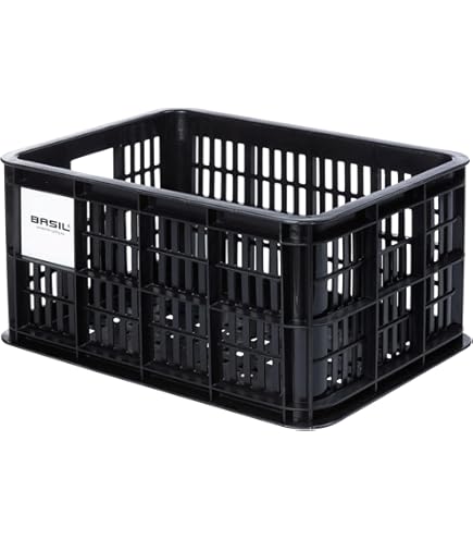 Caisse Vélo Urban Proof 30 Litres - Polypropylène Recyclé Gris Cendré - Solide Et Pratique