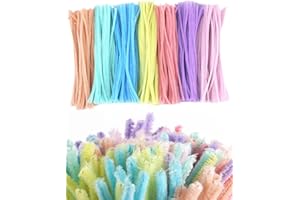 KGDUYC Línea Chenilla Limpiapipas - 100pcs Limpiadores de Pipas en 7 Colores, 30cm, Limpiapipas Manualidades para Proyectos de Bricolaje, Manualidades, Decoración