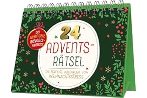NAUMANN & GOEBEL VERLAGSGESELLSCHAFT MBH 24 Adventsrätsel | Die perfekte Ablenkung vom Weihnachtsstress: Der besondere Adventskalender