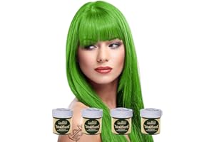 4 Confezioni Di Tinte Per Capelli Da 88ml La Riche Directions (Spring Green - Verde)
