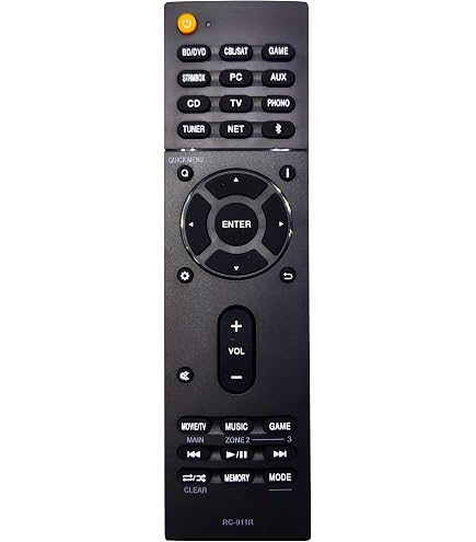 RC-866M Télécommande de rechange pour récepteur AV Onkyo TX-NR626 HT RC-866M Télécommande de rechange pour récepteur AV Onkyo TX-NR626 HT