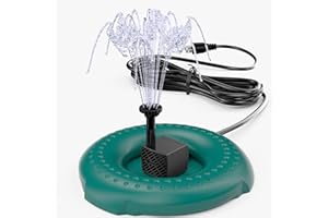Biling 70W Birdbath Heater, Pond De-Icers Melt Ice Snow, Allows Oxygen In, 35℃ Thermostatic Control Bird Bath Heater Aluminum Pond Heater Portable, Stock Tank Heater Livestock, Poultry