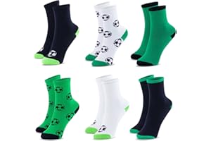 Leo & Emma Set di calze 6 paia per bambini di diverse taglie e modelli