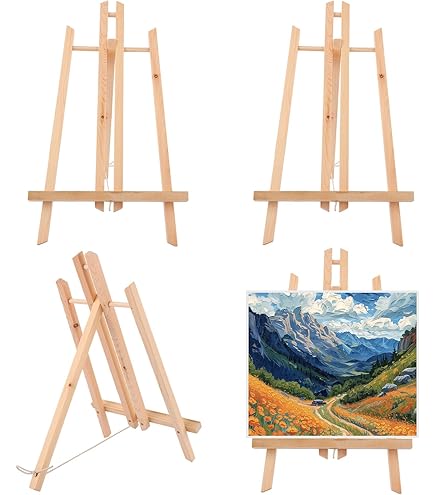 2 Cavalletti Da Tavolo In Legno 15x20 Cm - Regolabili, Per Dipinti, Foto O Decorazioni - Foto 9