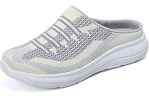 SMajong Sabots et Mules Femmes Pantoufle de Maison Respirantes Clogs de Jardin Antidérapant Chaussons Intérieur Extérieur Taille: 36-42 EU