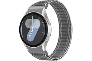 HATOLOVE Pasek do zegarka Samsung Galaxy Watch 7/6/5/4/FE 40 mm 44 mm / Galaxy Watch 6 Classic 47 mm, 43 mm / Watch 4 Classic 46 mm 42 mm / Watch 5 Pro 45 mm, dla kobiet i mężczyzn, nylonowy pasek sportowy,