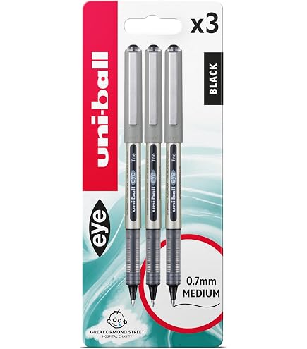 Set Di Penne A Sfera Uniball Eye UB157 (0,7 Mm) - 8 Colori, Scorrevoli E Perfette Per Appunti E Sketch! - 3