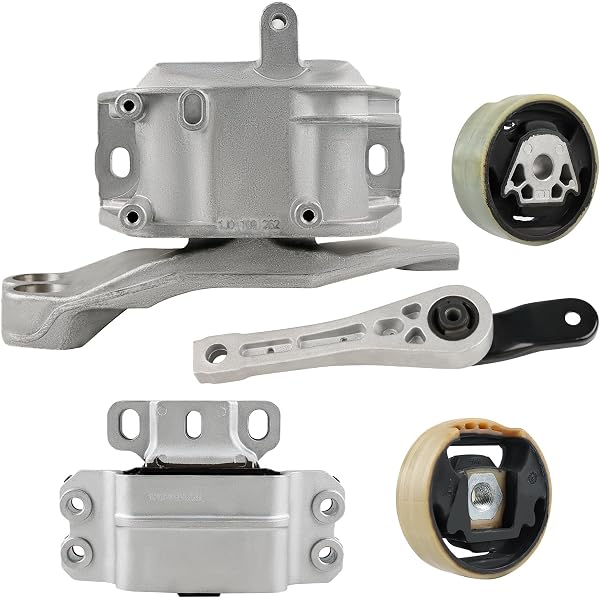 3-Piece Engine & Transmission Mount Set For 2014-2021 Cherokee & 2015-2019 Chrysler 200 2.4L - Direct OEM Replacement