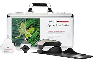 Datacolor Spyder Print Studio Kit, Version 2024 – SpyderPro Calibration d'Écran, Spyder Print et Spyder Cube – Kit de Gestion des Couleurs pour la Photographie