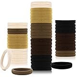 Sularpek Elastici per Capelli, 50 Pezzi Elastici Capelli Donna, Elastico per Capelli Bambina, Codini per Capelli Senza Metall