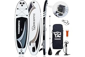 Tigerxbang SUP Board Stand Up Paddling Board Komplettes aufblasbares Paddle Zubehör