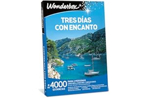Wonderbox - Caja Regalo - Tres Días con Encanto - 4100 Estancias - 2 Noches + Desayunos - Hotel con Encanto de 4 estrellas