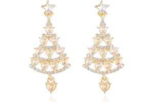 Gukasxi Earrings Christmas Tree Stud Earrings Christmas Women's Christmas Earrings Christmas Earrings Christmas Earrings Set for Women Girls