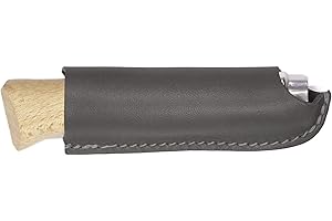 oopsmark Funda de Piel para cinturón y Cuchillo - Compatible con Cuchillos Opinel