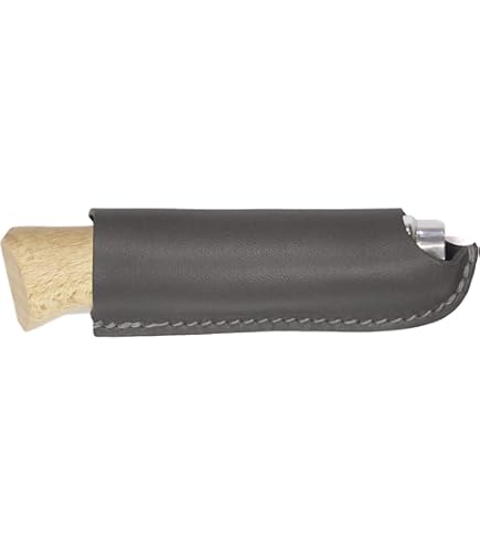 Opinel Outdoor-Etui M – Nachhaltige Messertasche Aus Recyceltem Leder & Filz, Für N°07–N°09
