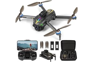 YOOHBERRYS Drone avec Camera 1080p, Mini Drone, FPV Drones Radiocommandés avec Fonctionnalité 3D Flip et Vol Stationnaire Automatique, Lumière RGB, Drone pour Débutants de Adulte et Enfant de 14+ Ans
