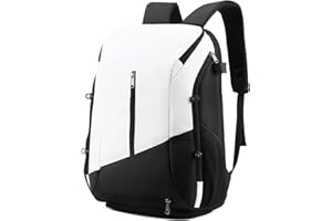 Vmokki Plecak tenisowy na 2 rakiety, plecak sportowy z kieszenią na buty, wodoszczelny, do piłki nożnej, koszykówki, baseballu, badmintona, dla kobiet i mężczyzn, duży