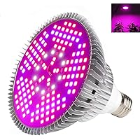 Pflanzenlampe Grow Light 100W E27 LED Wachstumslampe Full Spectrum für Zimmerpflanzen Gemüse und Blumen
