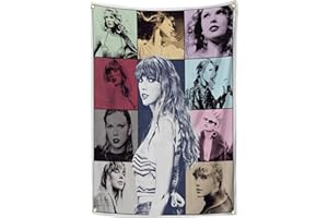 MYQIQI Taylor Tapestry Album Musician Tapestries for Living Room Aesthetic, Wall Hanging Music Singer Tapestries for College Dorm Bedroom Party Decorations (150 * 90cm)