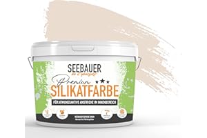 SEEBAUER diy® Silikatfarbe Weiß für Innen (No. 005 Orchid Dream 300 ml) Mineralfarbe Weißtöne hohe Deckkraft