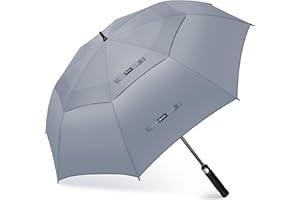 KEYHOT Paraguas Golf Grande M/L/XL/XXL - Resistente Automatico Paraguas De Golf Antiviento - Irrompible Viento Fuerte Paragua Golf Doble Capa Gotta Hombre