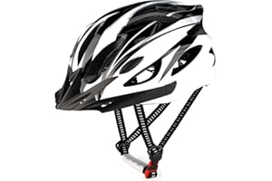 RaMokey Casco de Biciclet Adulto, Ajustable Casco de Bicicleta para Mujeres y Hombres, Ultraligero Casco de Ciclismo Montaña con Forro y Visera Extraíble(Tamaño 58-62 cm)