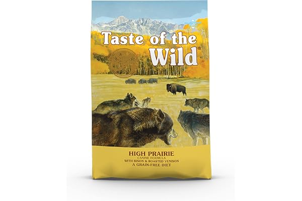 Taste of the Wild Prairie élevée avec Venison rôtie et Bison 2 kg