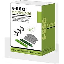 E-HAO 4 Set di rulli in gomma a vuoto Sostituzione della spazzola per iRobot Roomba i & j & e, Combo i & j Serie, parti degli accessori per i1 /i2 /i3 /i4 /i5 /i6 /i7 /i8 /j5 /j6 /j7 /j8 /j9 /e5/e6