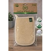 HB Organik Doğal &Uuml;r&uuml;nler Kabak Lifi V&uuml;cut Kesesi, Peeling Etkili,%100 Doğal