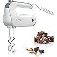 Bosch MFQ4850 Styline Kneading Blender, with Whisks and Kneaders and Chopper, 575 W, 5 Speed, White