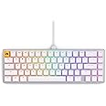 Glorious Gaming GMMK 2-65 Percent Keyboard - White Custom Layout - Compact Low-Profile - Hotswap w/Cherry Mx Style Switches - Incl. Double Shot Keycaps & Linear Switches