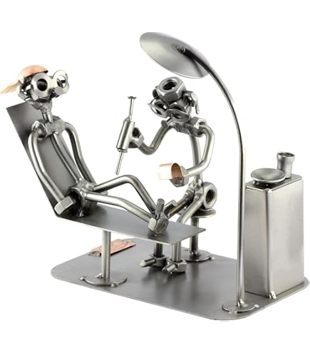 Omino Di Viti Steelman24 Con Calamita – Portapenne O Soprammobile Originale In Metallo, Regalo Simpatico - 4