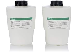 GRÜNBECK - Mineralstofflösung exaliQ safe+ | Korrosionsschutz ideal für Wässer im Bereich mittel bis hart (bis 21 °dH), Temperaturen bis 60 °C, Reichweite 30 m³ | Inhalt: 2 x 3 Liter