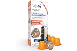 Caffenu | Capsule di Pulizia x10 | Detergente per Macchina Caffè Crisp | Capsule Pulitore | Accessori Barista | Abbinabile con Kit Disincrostante | Completa il tuo Kit Barista