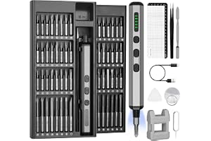 Ainiv 72 i 1 Precision elektrisk skruvmejsel set med 64 magnetiska bitar