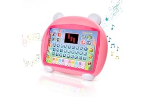 LITTLE GUY Jouets pour filles de 1, 2, 3 ans, tablette pour tout-petits de 1, cadeaux pour garçons et filles, jouets éducatifs interactifs pour enfants, cadeaux pour tout-petits de 1, garçons et filles