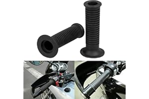 Bid4ze Motorcycle Grips Hand Grips Black Gel Rubber Non Slip Anti Vibration For B-MW R850RT R1100RT R1150GS R1150R R1150RS