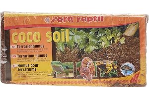 Sera Reptile Coconut Fibre Coco Soil 8 Litres Terrarium Humus, 650G Make For Wet Terrarium, 32042, Pet Supplies