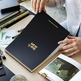 A4 Black Kraft Cover Sketchbook 60 Leaves 140 gr. Perforated Sketch Book