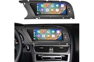 Road Top Radio de Coche Pantalla Táctil de 8,9 Pulgadas Inalámbrica CarPlay Android Auto para Audi A4 2009-2015 Año con 3GMMI, Soporte Navegación, Mirrorlink