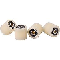 4 Rulli In Nylon Poliammide 45x14x10 Mm - Autolubrificanti, Made In EU - Foto 9