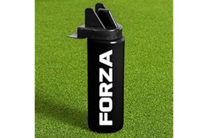 FORZA 1L Team Hygiene Water Bottles | BPA Free Sports Water Bottles with Contactless Nozzle - Ideal for Sports Teams (Black, Pack of 1)