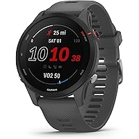 Garmin Forerunner 255, Smartwatch per la corsa, 46mm, GPS multi-band, Cardio, VO2max, Running Power, Report mattutino, HRV St