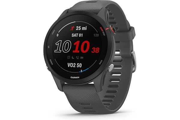 Garmin Forerunner 255 - Montre GPS Multisports connectée de Running – Gray - Boîtier 46 mm